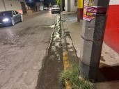 Denuncian colapso de drenaje en la colonia El Saucito; persiste sin atención desde hace una semana