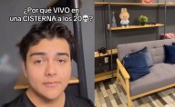 Estudiante se viraliza tras revelar cómo es vivir dentro de una cisterna en la CDMX