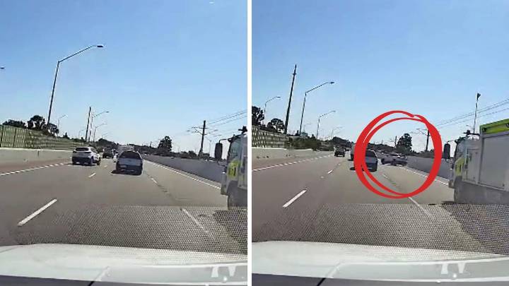 Tonkin Highway crash: Woman, 33, arrested after police pursuit in alleged stolen car ends in truck crash