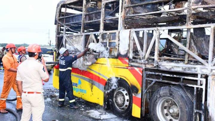 Social Media platforms flooded with public anger 'Kurnool Bus Accident'
