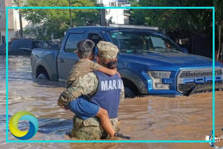 Reporta Gobierno de México 47 muertos y 38 desaparecidos por lluvias