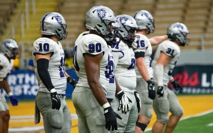 St. Thomas football destroys Davidson for first conference win of the season