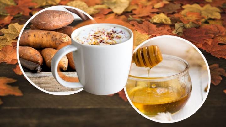 Receta de latte de camote con miel, una bebida antioxidante y rica en vitaminas para los días fríos de otoño