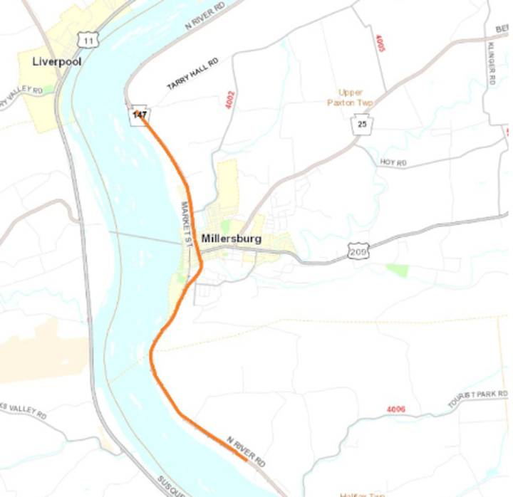 Preparation for next year’s Route 147 project will affect Dauphin County drivers next week