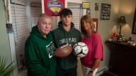 Carle Place's Ryan Leary petitions state to play soccer and football