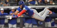 Vladimir Guerrero Jr. makes flying slide