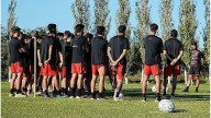 Los jugadores de Colón que aún entrenan de forma diferenciada