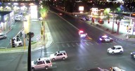 Crash closes down portion of Nellis Boulevard in both directions