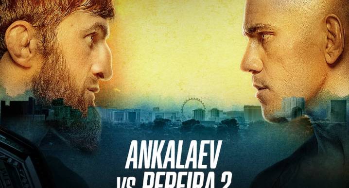 A qué hora comienza la pelea de Ankalaev vs. Pereira 2 hoy, sábado 4 de octubre por UFC 320