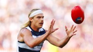 Geelong star Bailey Smith’s off-field chaos deepens after shocking post about veteran AFL journalist Mark Robinson