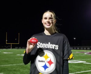 Addison Bowman helps lead Rigby to flag football title