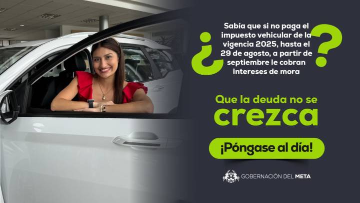 El 31 de agosto de agosto vence el plazo para pagar el impuesto vehicular sin intereses de mora
