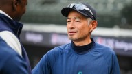 Mariners legend Ichiro Suzuki in the buildig for ALCS Game 3