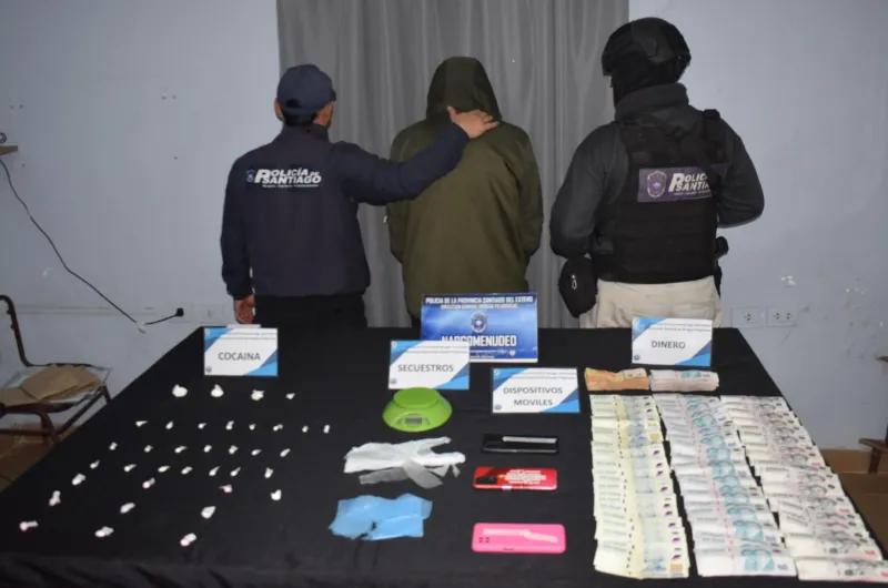 Cayó en Las Termas un hombre que repartía droga por delivery