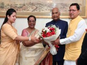 CM Dhami wishes former President Ram Nath Kovind on birthday