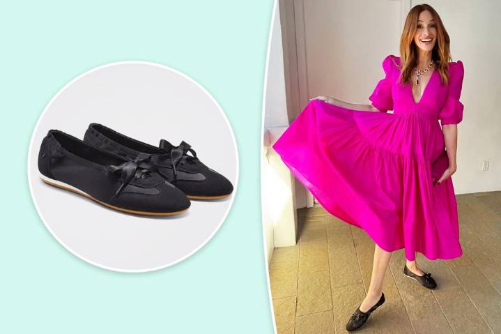 Julia Roberts keeps wearing Vivaia's $159 ballet sneakers