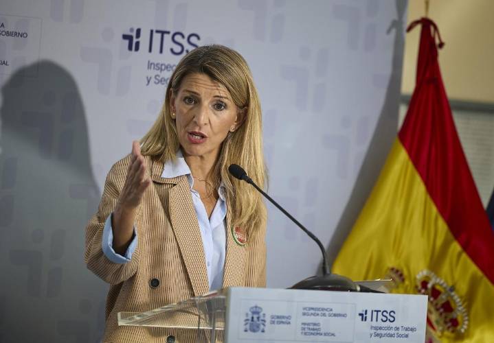 Yolanda Díaz abre una guerra contra Uber: «No nos van a tomar el pelo»