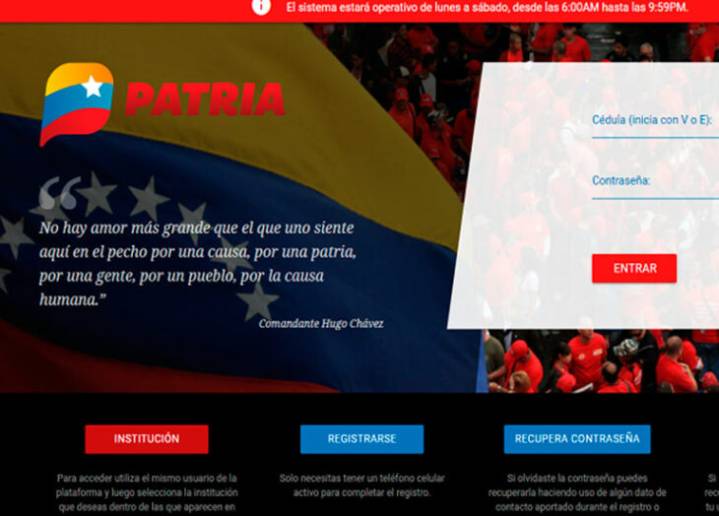 Sistema Patria paga nuevo bono: sepa el monto y quiénes lo cobran