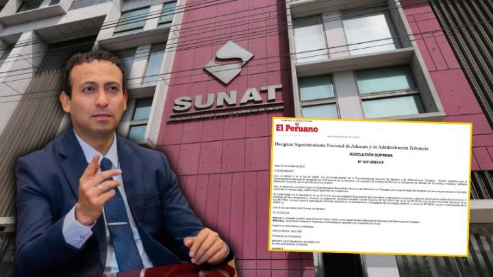 Designan a Javier Franco Castillo como titular de la Sunat, ¿durará al menos hasta fin de año?