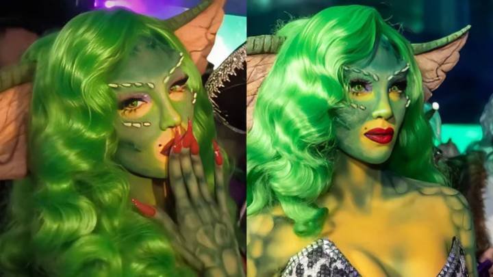 Belinda causa furor al disfrazarse de Greta de 'Gremlins' en el Beliween 2025
