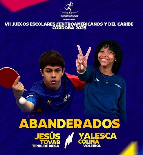 Bolivarense Yaleska Colina será la abanderada de Venezuela en los CAC