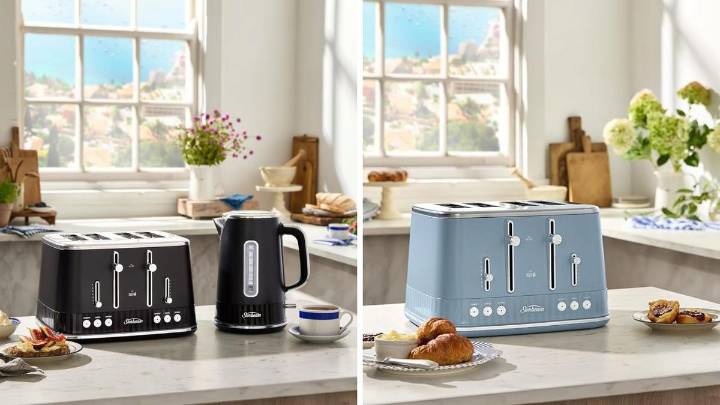 Bring a taste of the Mediterranean to your kitchen with stunning sellout Sunbeam toaster and kettle set