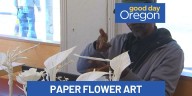 ‘Portland Flower Guy’ turns paper napkins into works of art