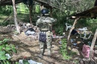 Localiza Marina 3 narcocampamentos y explosivo en Sinaloa
