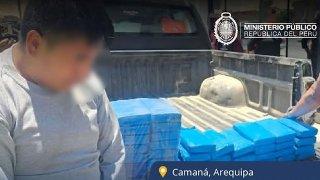 Camaná: investigan a conductor de camioneta en la que hallaron 40 paquetes de droga