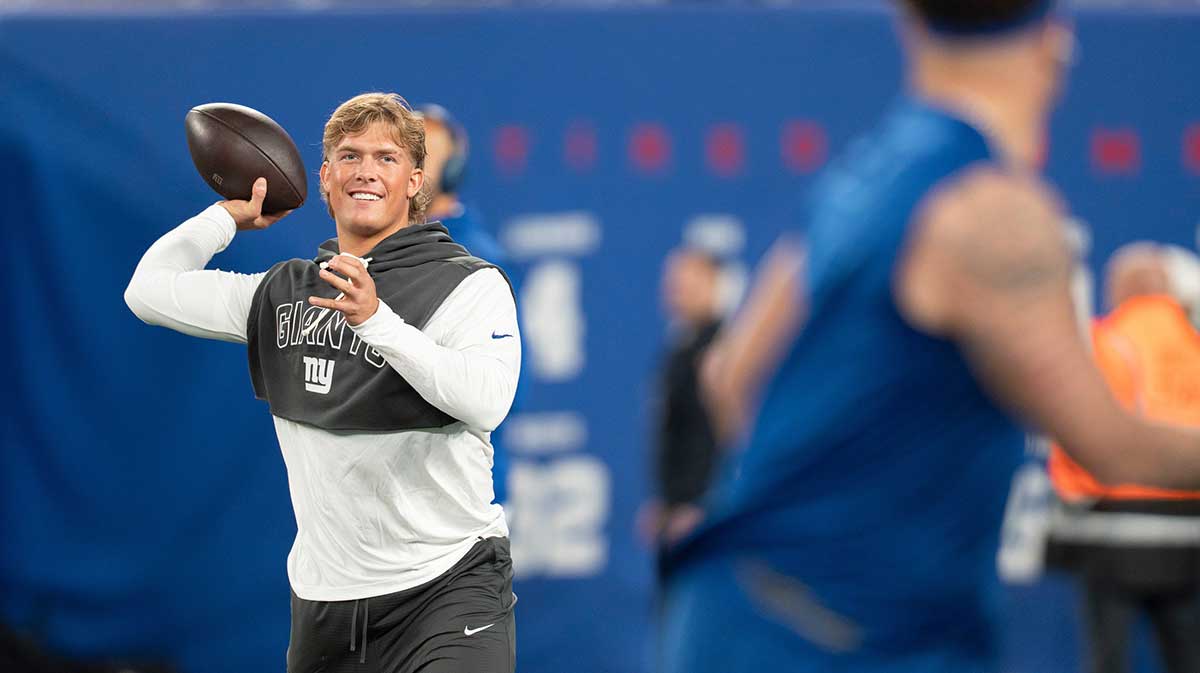 Giants QB Jaxson Dart’s parents share ’emotional’ reaction to Eagles win