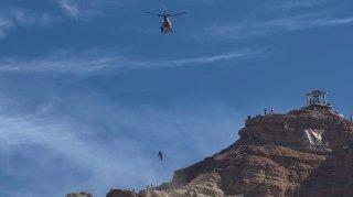 Two mountain bikers airlifted to the hospital after trick gone wrong at Red Bull Rampage