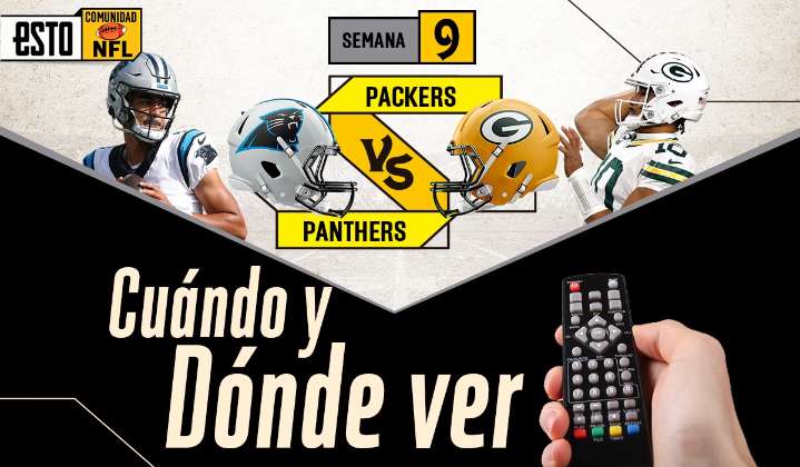 Carolina Panthers vs Green Bay Packers: ¿Dónde ver y a qué hora es el juego en Londres de la Semana 9 de la NFL?