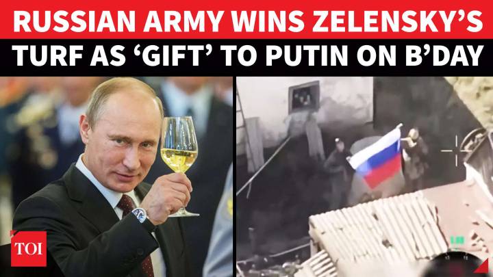 Russia’s Bloody Birthday Gift: Putin’s 73rd Marked By Major Gains And 1,350 Ukrainian Army Deaths