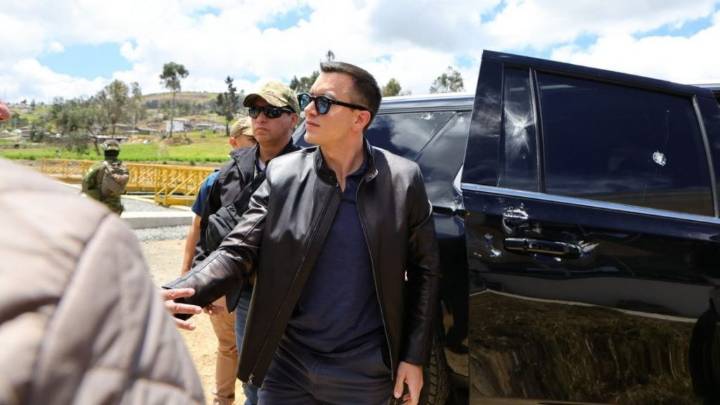Daniel Noboa, presidente de Ecuador, sufre atentado y sale ileso