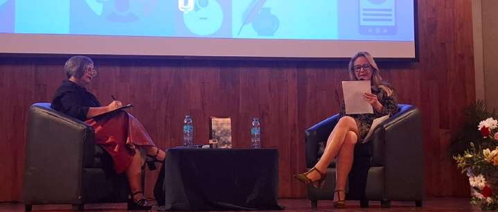 Tamara Trottner inaugura la Feria de la Palabra