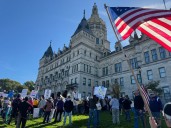 Thousands turn out in CT as part of nationwide 'No Kings' protests