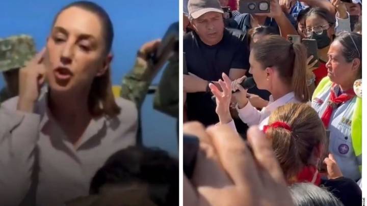 Claudia Sheinbaum enfrenta fuertes reclamos en Poza Rica: "¡No sirves para nada", le gritan