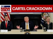 Trump roundtable with Bondi, Hegseth, Noem, Patel & others