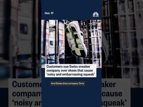 Customers sue Swiss sneaker company over shoes that cause 'noisy and embarrassing squeak'