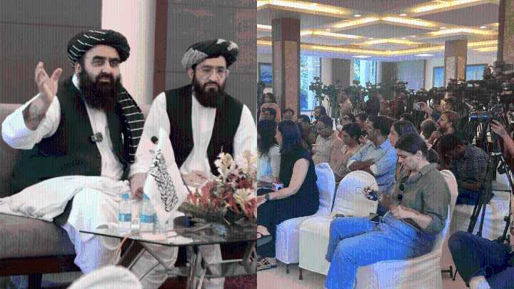 At press meet attended by women journalists, Taliban’s Muttaqi says education for girls not ‘haram’