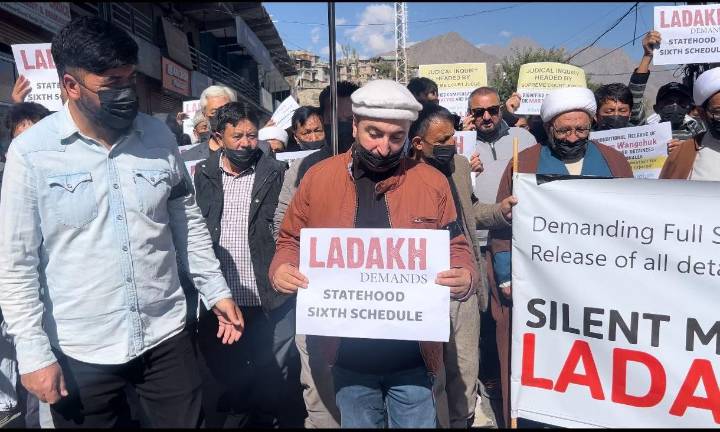 Ladakh statehood: Leh faces curbs, internet ban; Kargil holds silent march