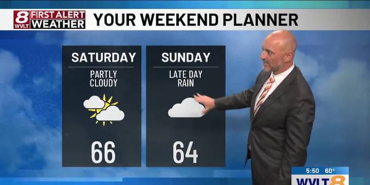 Increasing rain chances late weekend into early next week
