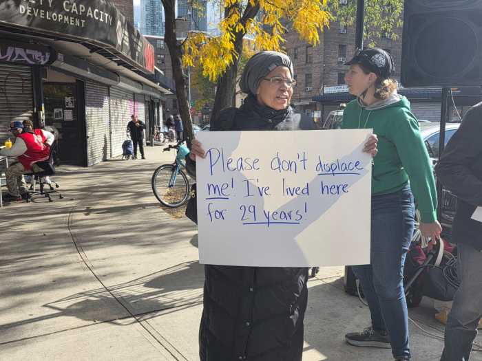 Queensbridge residents rally against OneLIC Neighborhood Plan as Council vote approaches