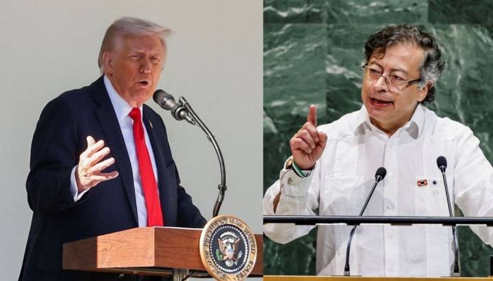 Trump vuelve contra Petro: "Es un matón y un mal tipo. Fabrica muchas drogas"