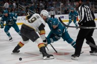 Late miscues cost Sharks in shocking season-opening loss to Golden Knights
