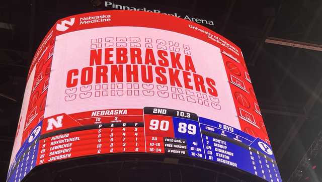 Nebraska men's basketball defeats BYU in exhibition game