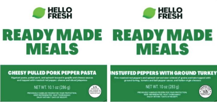 Health officials are warning people to throw away these Hello Fresh meals immediately