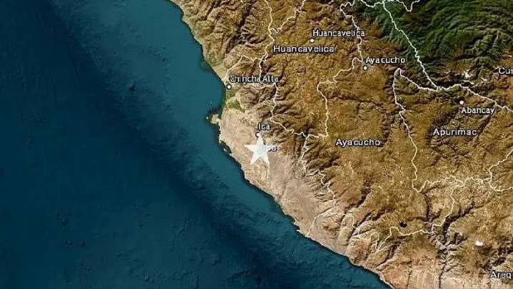 Un sismo de magnitud 3.6 remeció la región Ica esta mañana
