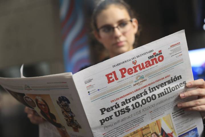 El Diario Oficial El Peruano cumple hoy 200 años de historia