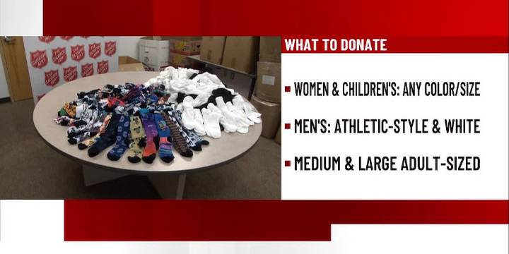 Salvation Army launches Socktober drive to help unhoused population